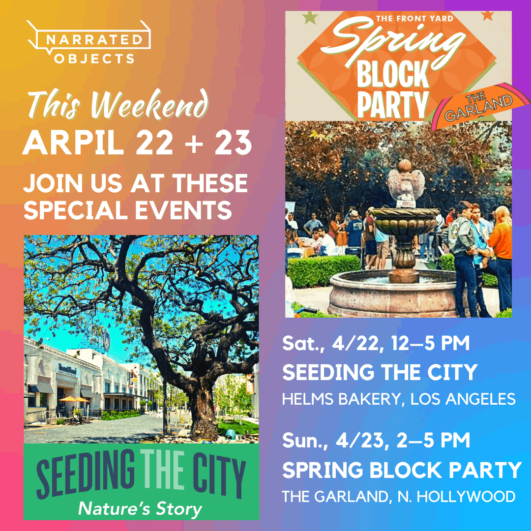 Flyer for Seeding the City and Spring Block Party
