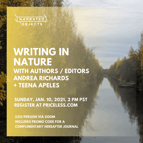 Priceless: Learn how to tap into the inspiration of the outdoors during a virtual Writing in Nature workshop on January 10, 2021.